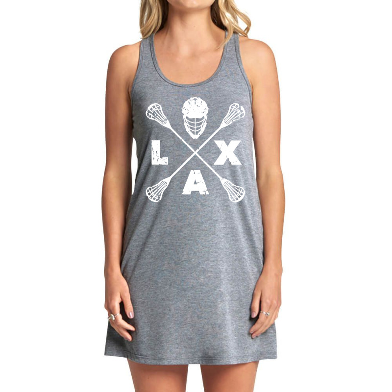 L A X Cross Axis Tank Dress by Simmons Shop | Artistshot