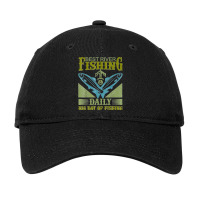 Best River Fishing   Daily Big Day Of Fishing T Shirt Adjustable Cap | Artistshot