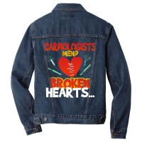 Cardiologists Mend Broken Hearts Premium T Shirt Men Denim Jacket | Artistshot