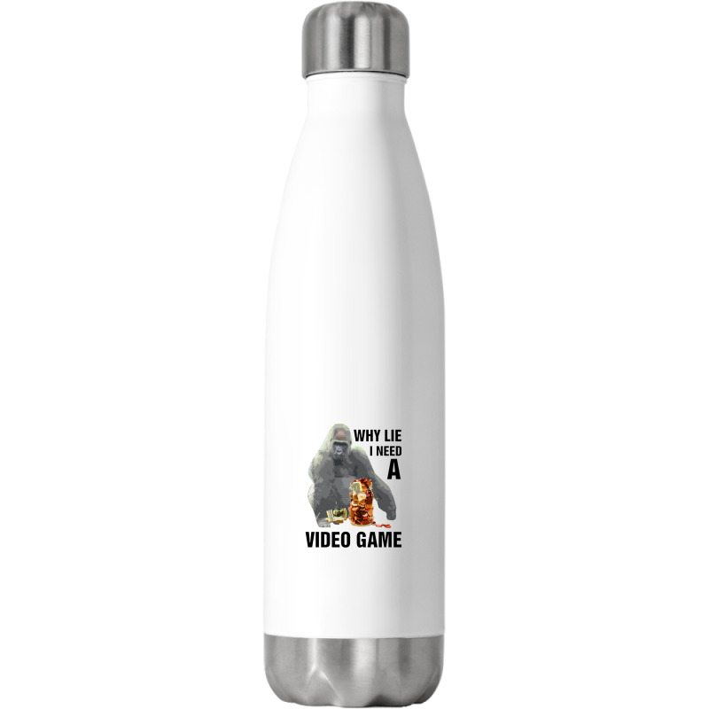 Gorilla Fund Funny Quote, Gorilla Fund Funny Quote Stainless Steel 