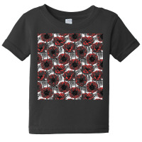 Poppy T  Shirt Red Anemone Garden T  Shirt (1) Baby Tee | Artistshot