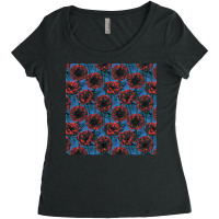 Poppy T  Shirt Red Anemone Garden T  Shirt Women's Triblend Scoop T-shirt | Artistshot