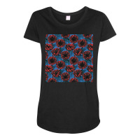 Poppy T  Shirt Red Anemone Garden T  Shirt Maternity Scoop Neck T-shirt | Artistshot