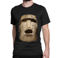 Easter Island Moai Statue Monolith World Mystery Classic T-shirt | Artistshot