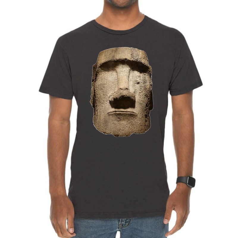 Easter Island Moai Statue Monolith World Mystery Vintage T-shirt | Artistshot