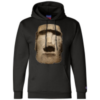 Easter Island Moai Statue Monolith World Mystery Champion Hoodie | Artistshot