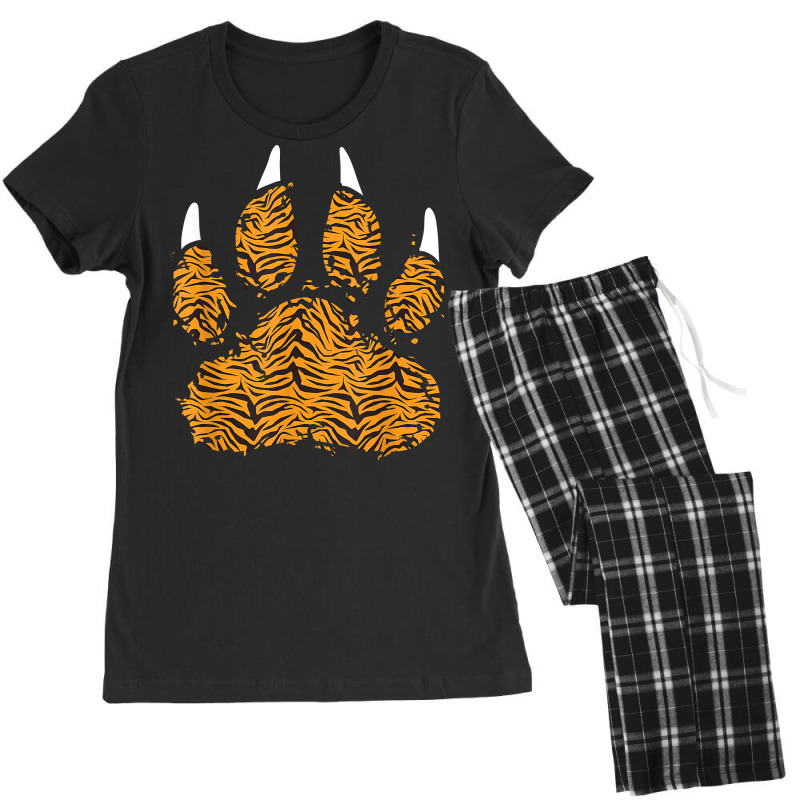 Tiger Paw   Zookeeper Zoologist Zoo Safari Wild Animal Lover T Shirt Women's Pajamas Set by cm-arts | Artistshot