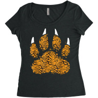 Tiger Paw   Zookeeper Zoologist Zoo Safari Wild Animal Lover T Shirt Women's Triblend Scoop T-shirt | Artistshot