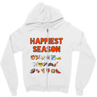 Happiest Season Start, Happiest Season Zipper Hoodie | Artistshot