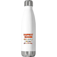 Happiest Season Start, Happiest Season Stainless Steel Water Bottle | Artistshot