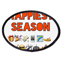 Happiest Season Start, Happiest Season Oval Patch | Artistshot