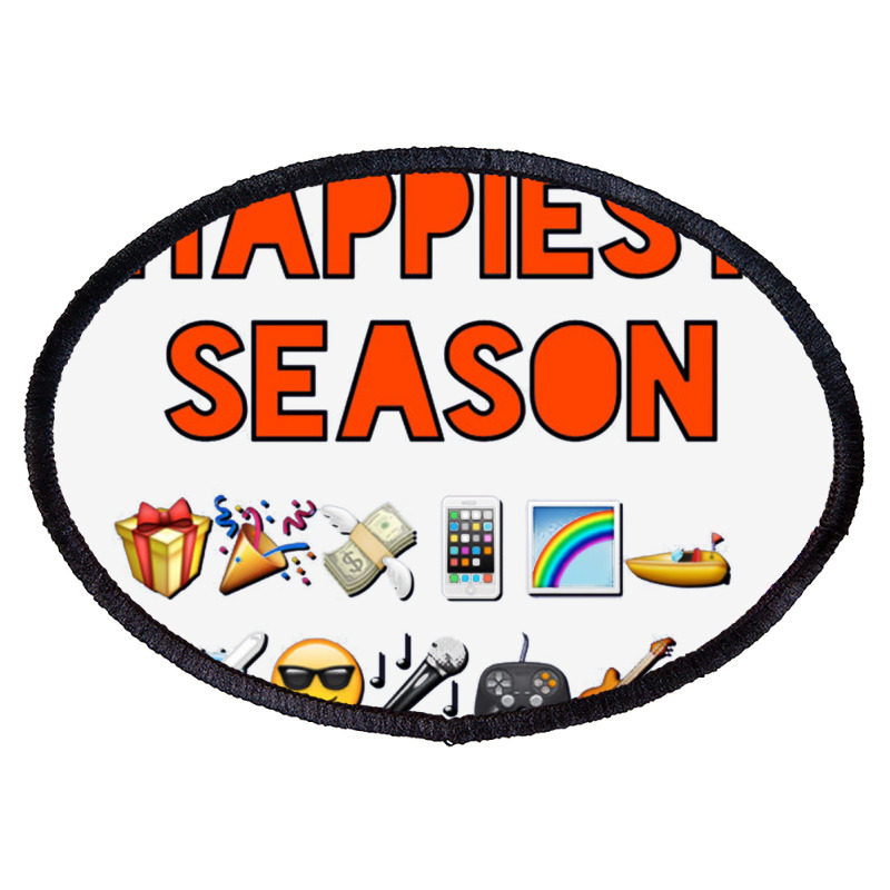 Happiest Season Start, Happiest Season Oval Patch | Artistshot