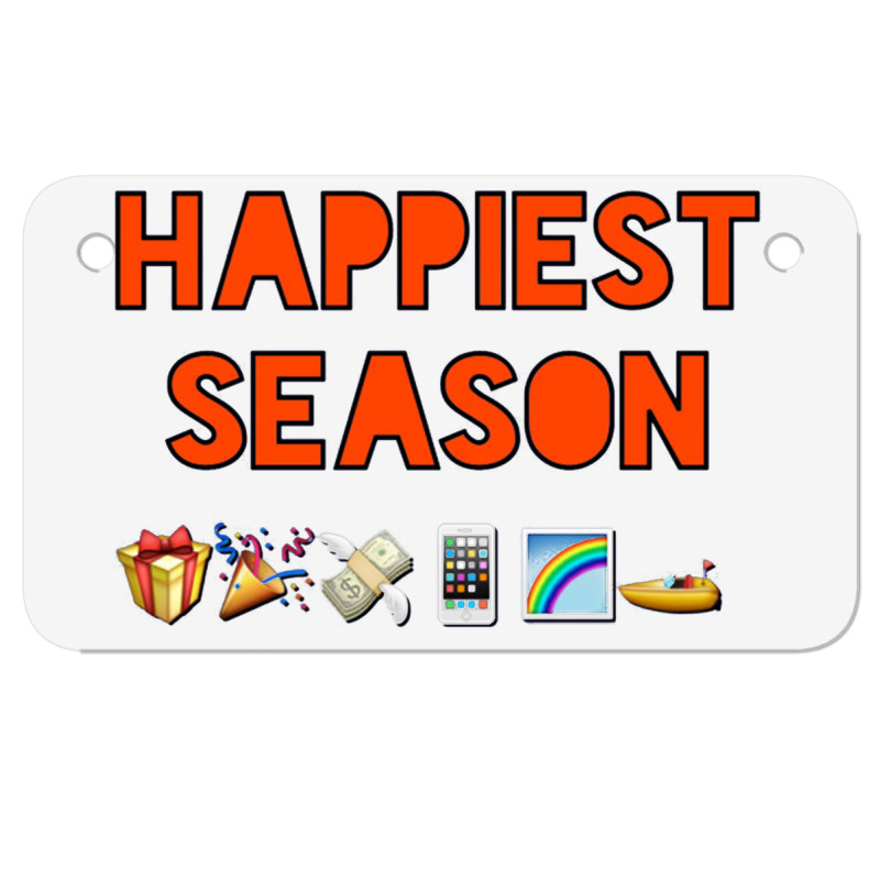 Happiest Season Start, Happiest Season Motorcycle License Plate | Artistshot