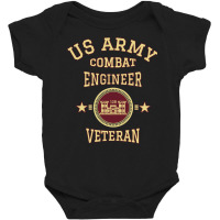 Us Army Combat Engineer Combat Engineer Veteran Gift Pullover Hoodie Baby Bodysuit | Artistshot