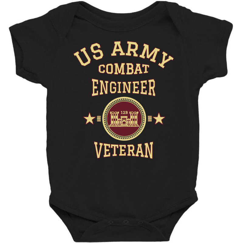 Us Army Combat Engineer Combat Engineer Veteran Gift Pullover Hoodie Baby Bodysuit by voigterannen | Artistshot