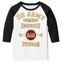 Us Army Combat Engineer Combat Engineer Veteran Gift Pullover Hoodie Youth 3/4 Sleeve | Artistshot