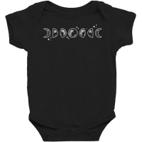 Moon Phase Cycle Phases Of The Moon Astronomy Stargazer T Shirt Baby Bodysuit | Artistshot