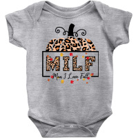 Milf Man I Love Fall Funny Autumn Seasons Lover Sweatshirt Baby Bodysuit | Artistshot