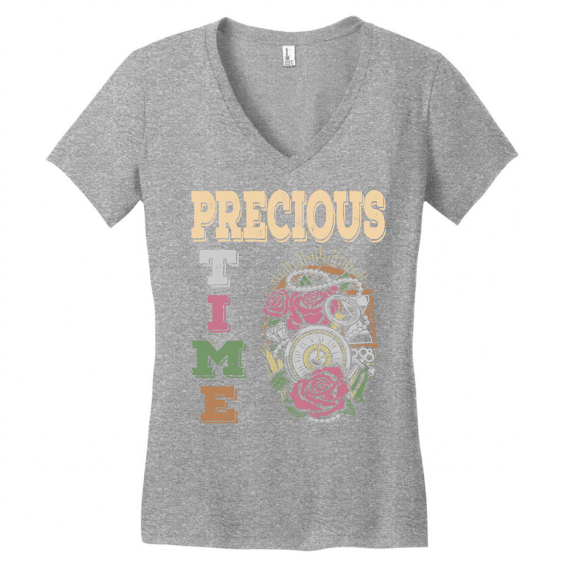 Precious Time Management T  Shirt Precious Time T  Shirt Women's V-Neck T-Shirt by endercovet | Artistshot