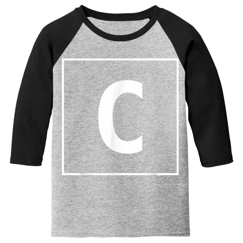 Capital Letter C T Shirt Youth 3/4 Sleeve by cm-arts | Artistshot