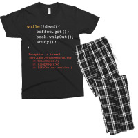 Funny Computer Science Programmer For Coffee Lovers Men's T-shirt Pajama Set | Artistshot