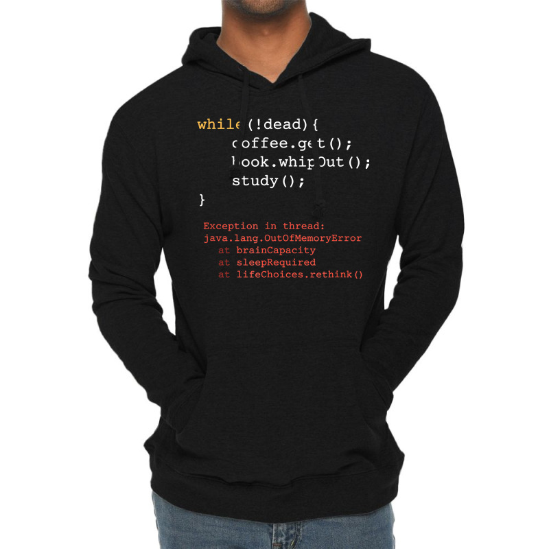 Funny Computer Science Programmer For Coffee Lovers Lightweight Hoodie | Artistshot