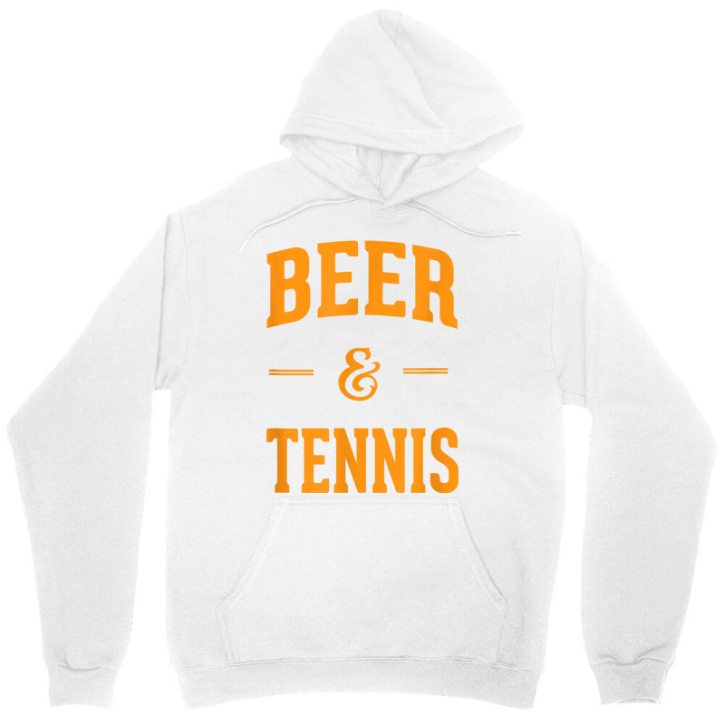 Beer & Tennis Perfect Combination Funny Tennis Fans Gifts Unisex Hoodie by cm-arts | Artistshot