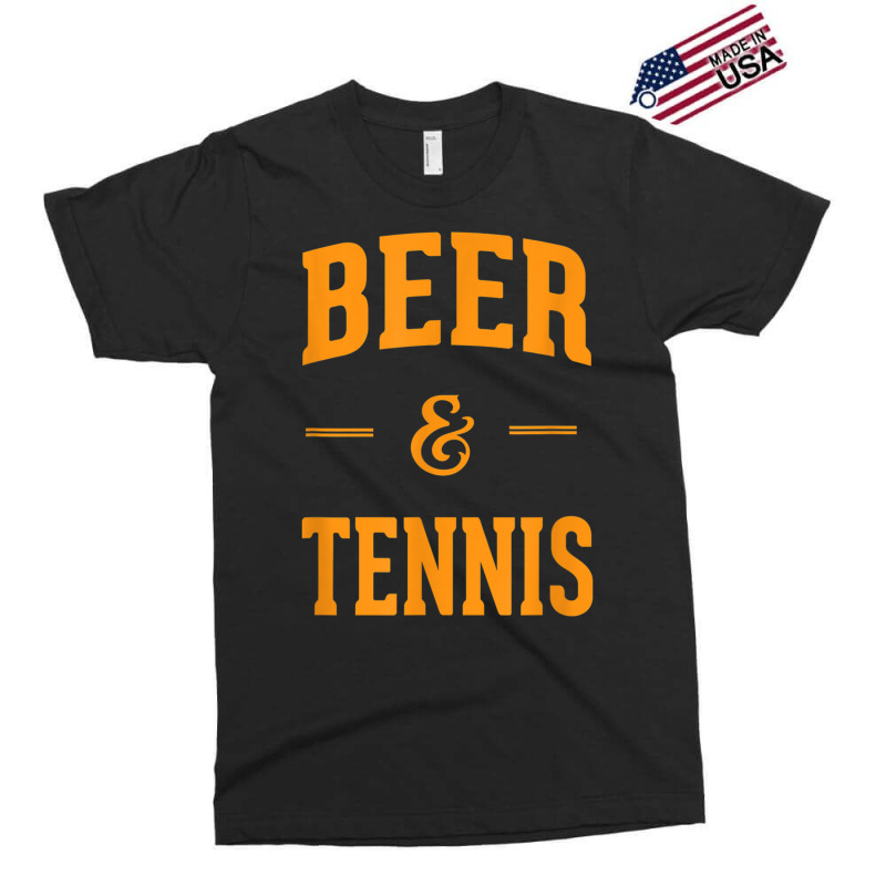 Beer & Tennis Perfect Combination Funny Tennis Fans Gifts Exclusive T-shirt by cm-arts | Artistshot