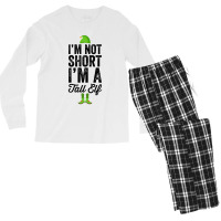 Im Not Short Im A Tall Elf Men's Long Sleeve Pajama Set | Artistshot