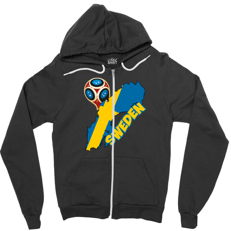 Sweden Zipper Hoodie | Artistshot