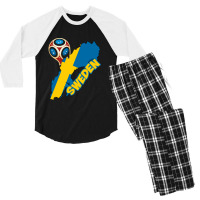 Sweden Men's 3/4 Sleeve Pajama Set | Artistshot