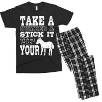 Donkey Show Shirts  Stick It Up Your Donkey Funny Gift Joke Men's T-shirt Pajama Set | Artistshot