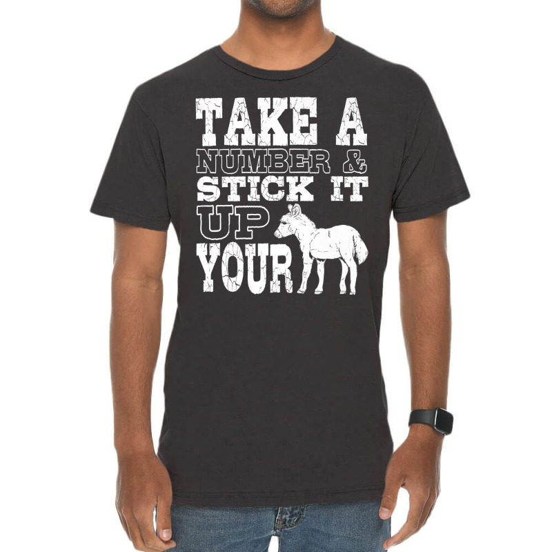 Donkey Show Shirts  Stick It Up Your Donkey Funny Gift Joke Vintage T-Shirt by cm-arts | Artistshot