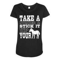 Donkey Show Shirts  Stick It Up Your Donkey Funny Gift Joke Maternity Scoop Neck T-shirt | Artistshot