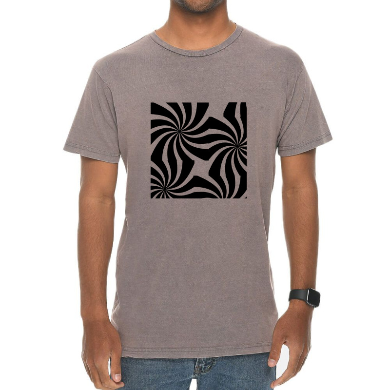 Hypnotic Spiral Pattern, Hypnotic Spiral Pattern Vintage T-Shirt by HlebVasilev | Artistshot