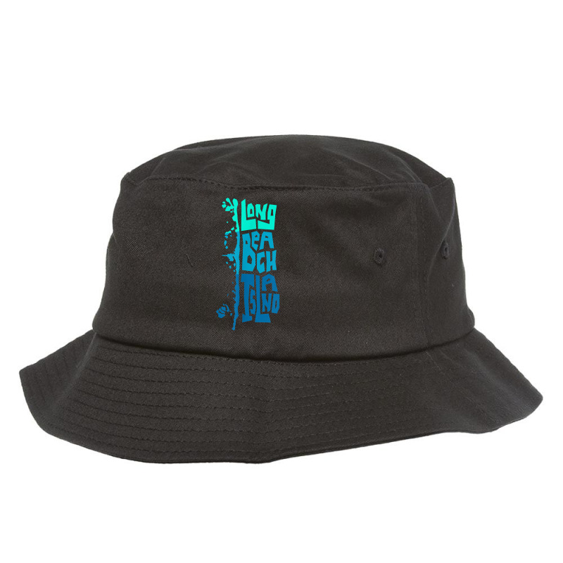 Lbi Long Beach Island New Jersey Shore Island Type Graphic Bucket Hat by FrancesTiffany | Artistshot