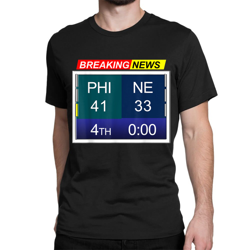 Ne 33 Phi 41 Final Score T Shirt Classic T-shirt by cm-arts | Artistshot