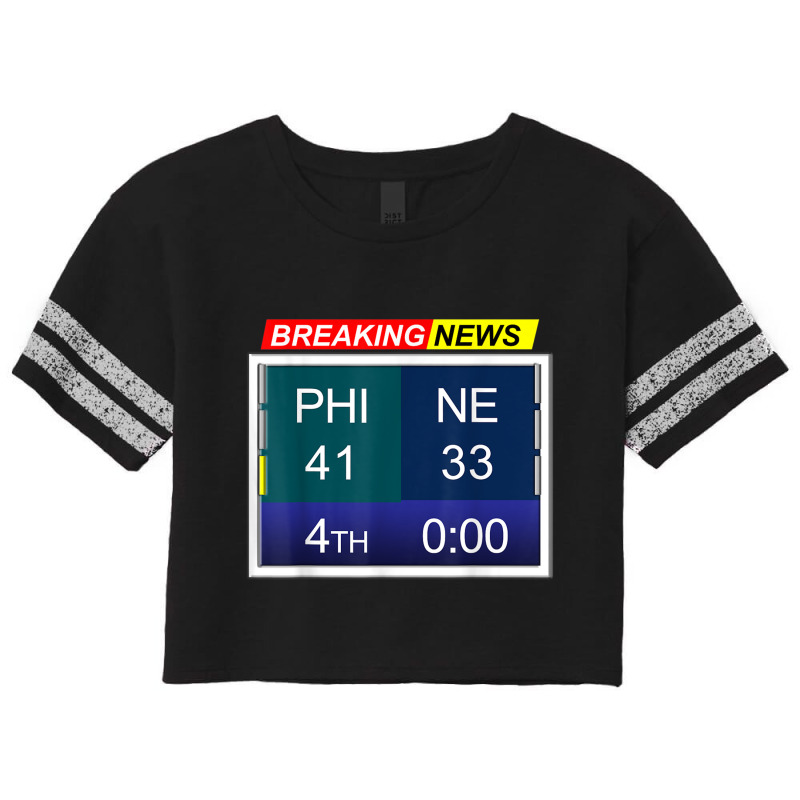 Ne 33 Phi 41 Final Score T Shirt Scorecard Crop Tee by cm-arts | Artistshot