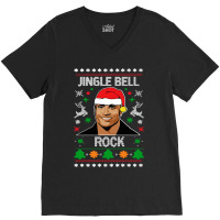 Jingle Bell Rock V-neck Tee | Artistshot