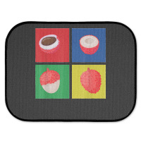 Retro Lychee Apparel Tropical Litchi Chinensis Fruit Lover T Shirt Rear Car Mat | Artistshot