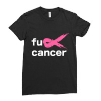 Fuck Cancer Ladies Fitted T-shirt | Artistshot