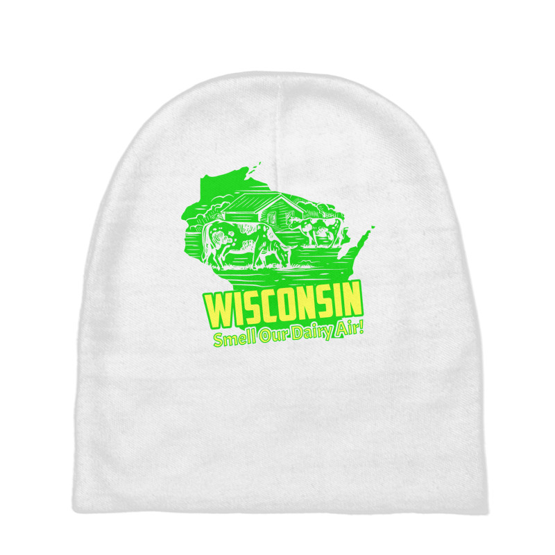 Wisconsin Smell Our Dairy Air Long Sleeve T Shirt Baby Beanies | Artistshot