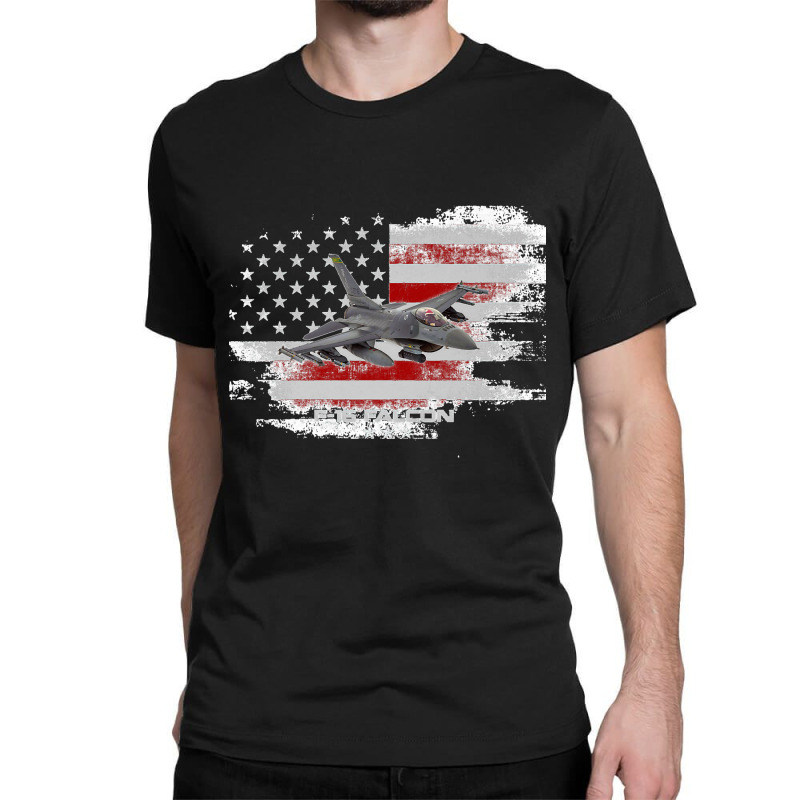 F 16 Fighting Falcon Viper Fighter Pilot Military Aviation Premium T S Classic T-shirt by AndreaRomero | Artistshot