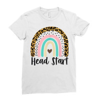 Head Start Teacher Rainbow Early Childhood Back To School T Shirt Ladies Fitted T-shirt | Artistshot