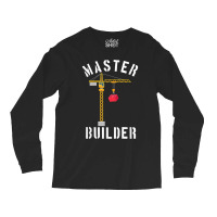 Master Builder Engineer Construction Building Blocks Bricks Long Sleeve Shirts | Artistshot