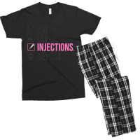 Eat Sleep Injections Repeat Lip Filler Nurse Injector Men's T-shirt Pajama Set | Artistshot