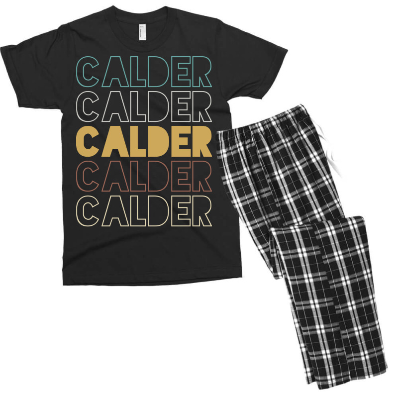 Calder Calder Calder Calder Calder Men's T-shirt Pajama Set by Topseller | Artistshot