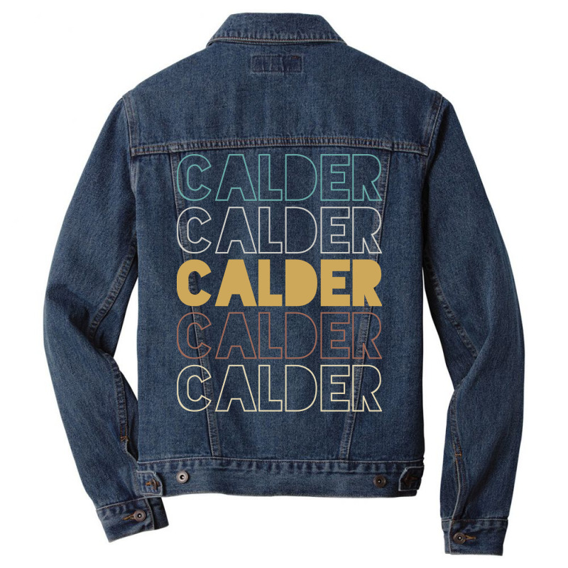 Calder Calder Calder Calder Calder Men Denim Jacket by Topseller | Artistshot