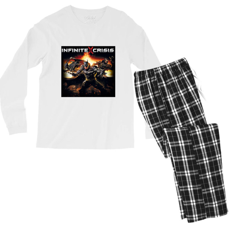 Infinite Crisis, Batmen, Men's Long Sleeve Pajama Set by comedysportzpodcast | Artistshot