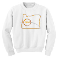 Oregon Total Solar Eclipse Eugene T Shirt Family Group Event Youth Sweatshirt | Artistshot